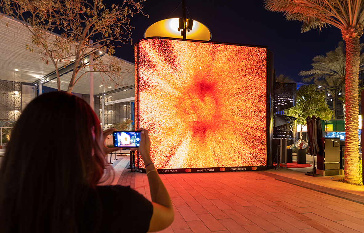 The Mastercard Cube was a huge success, drawing thousands of visitors during its six-month installation