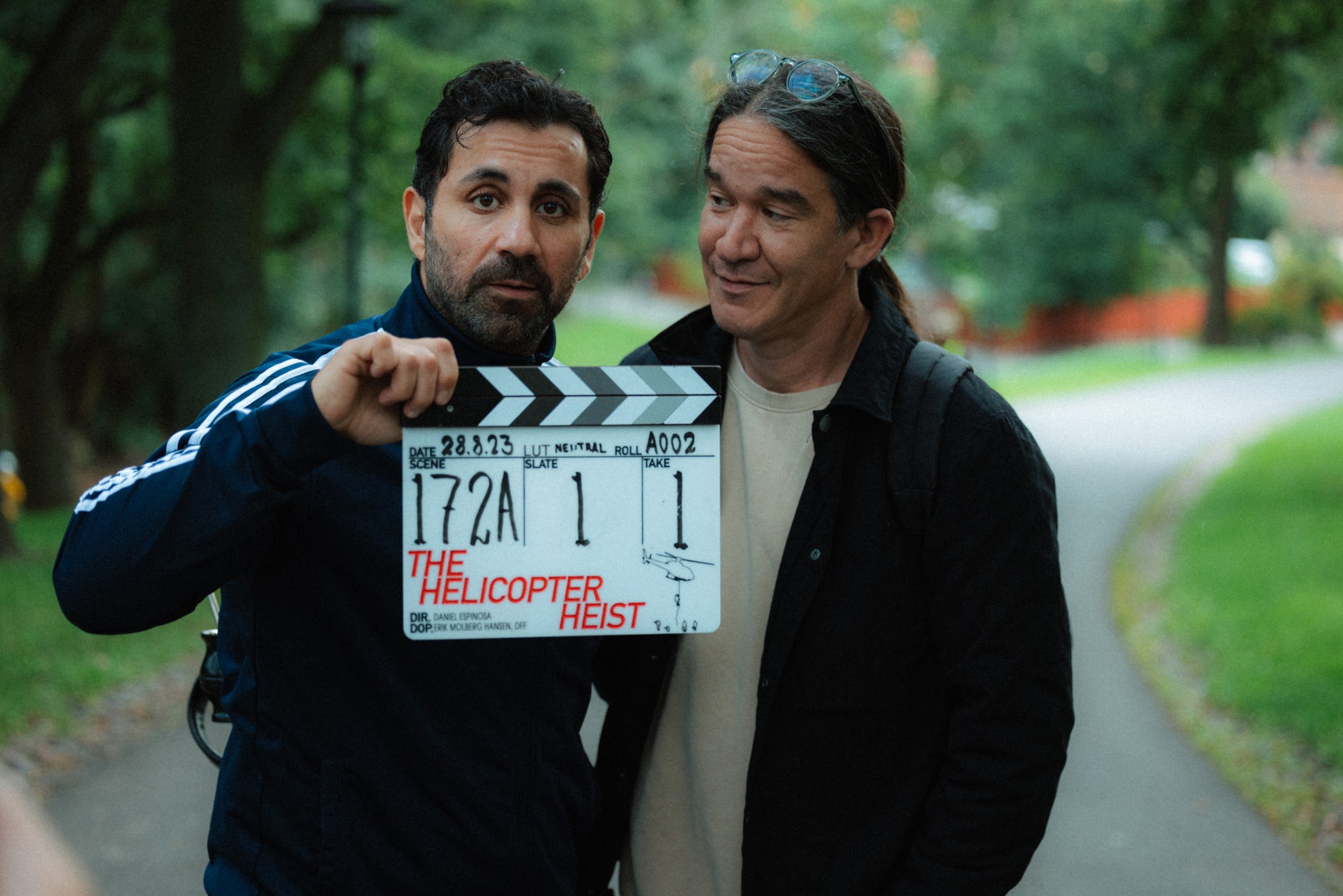 The Helicopter Heist, Making of