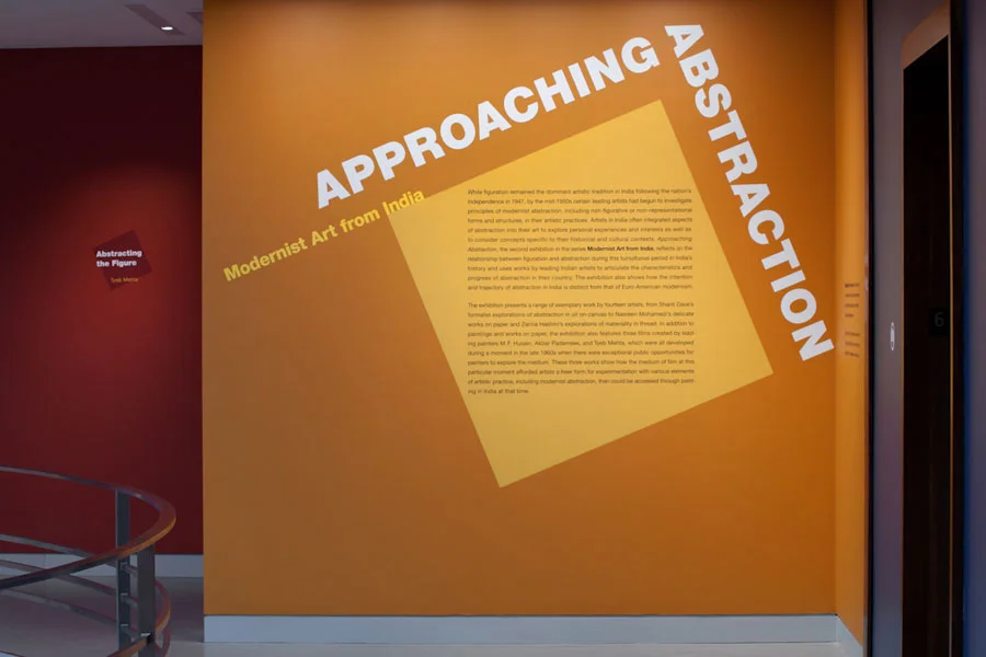  The second of a series of three exhibitions carries through the geometric design conseit established in the first exhibition. 