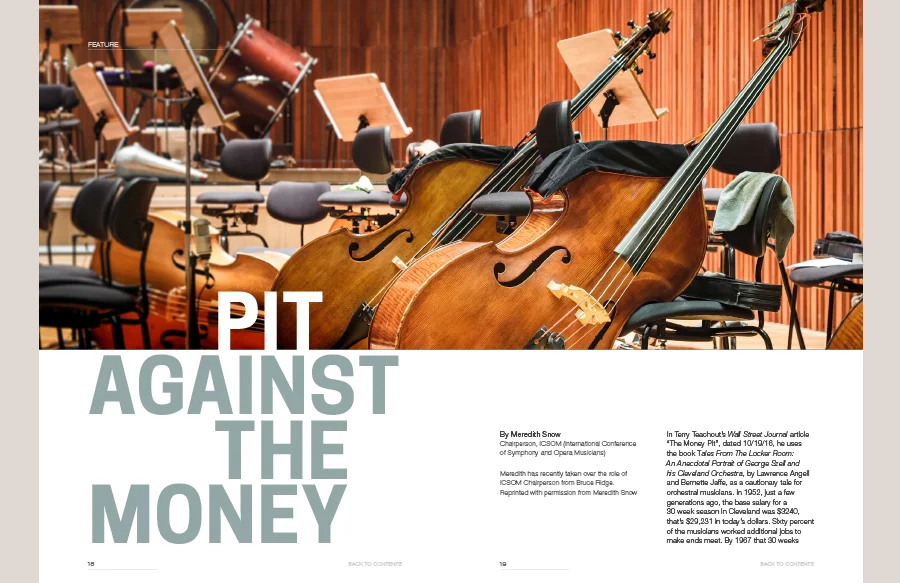 Publication for the Symphony Orchestra Musicians Association
