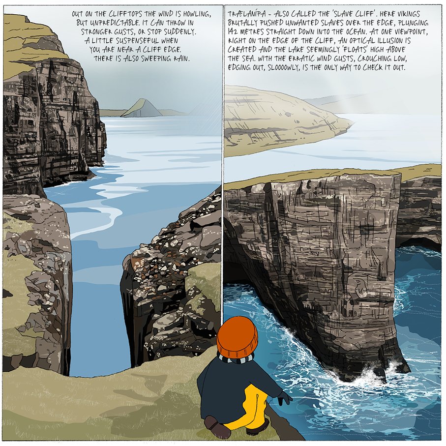 A long way down, Faroe Islands