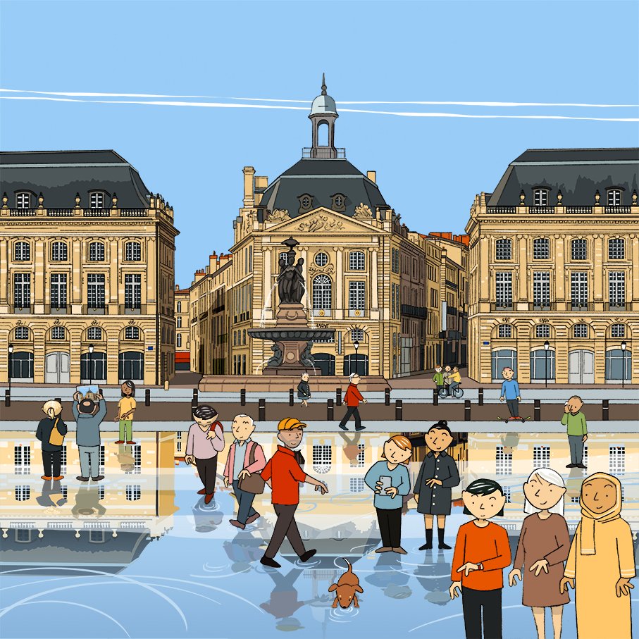 Miroir d'eau, Bordeaux