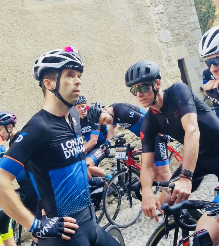 David Millar admiring the kit!