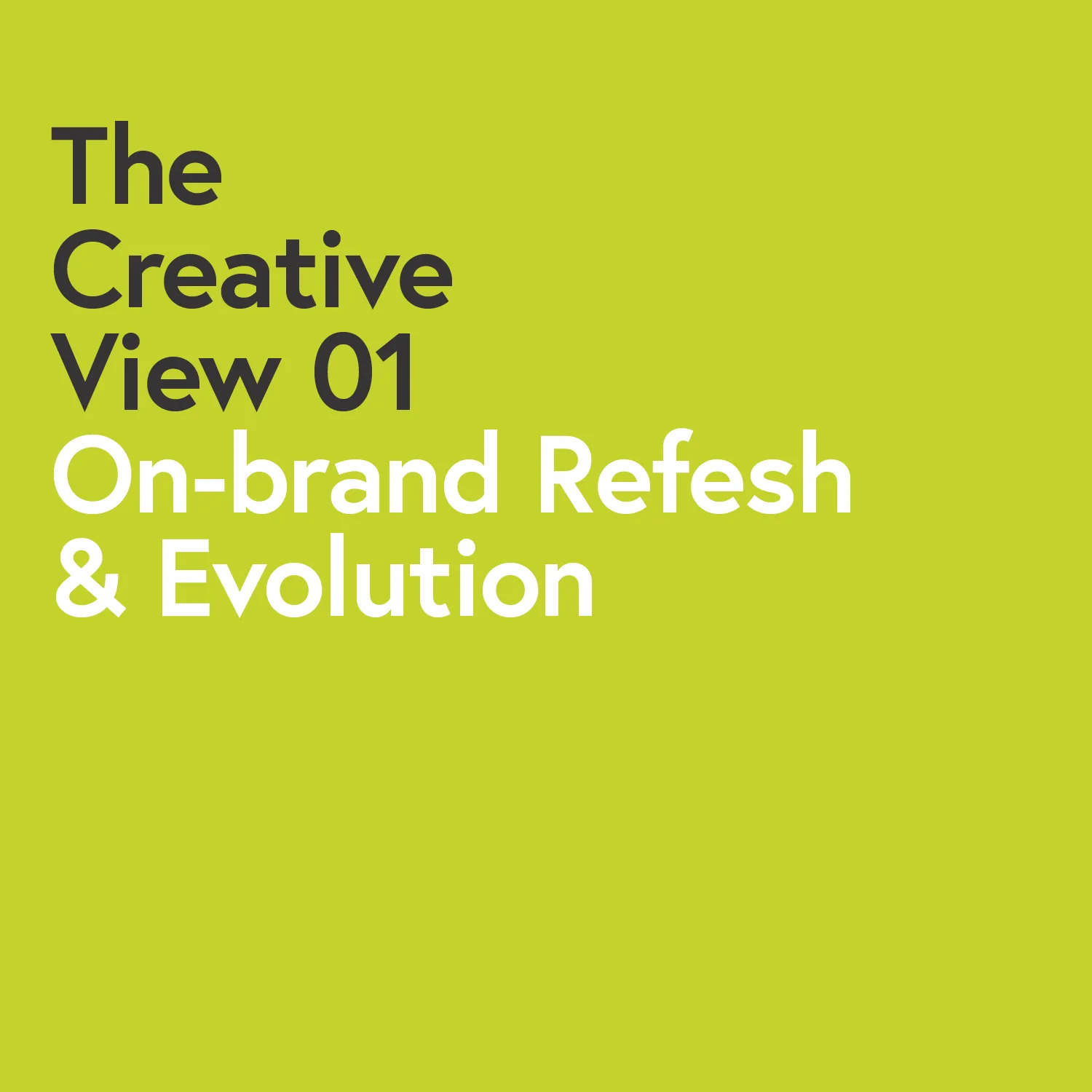 The Creative View 01