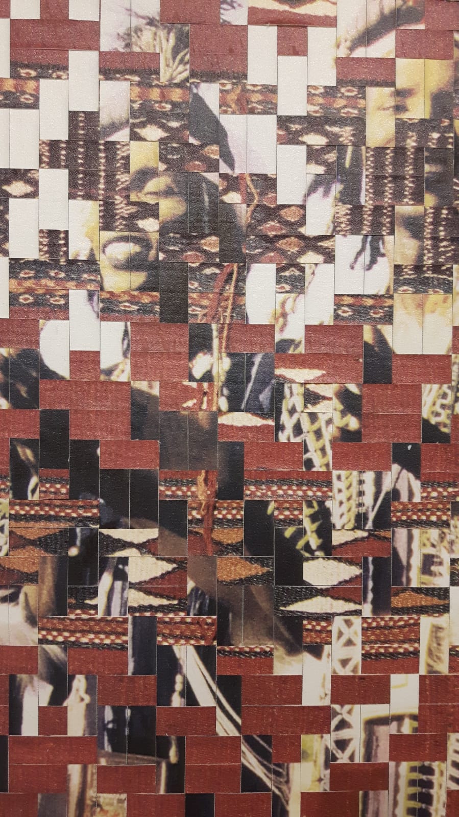 Barbara Broekman, Afrika I - techniek detail