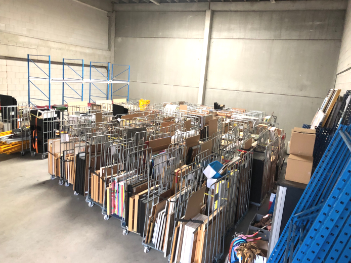 De verhuizing is in volle gang: het eerste deel van de collectie wordt naar het nieuwe depot in Utrecht gebracht.