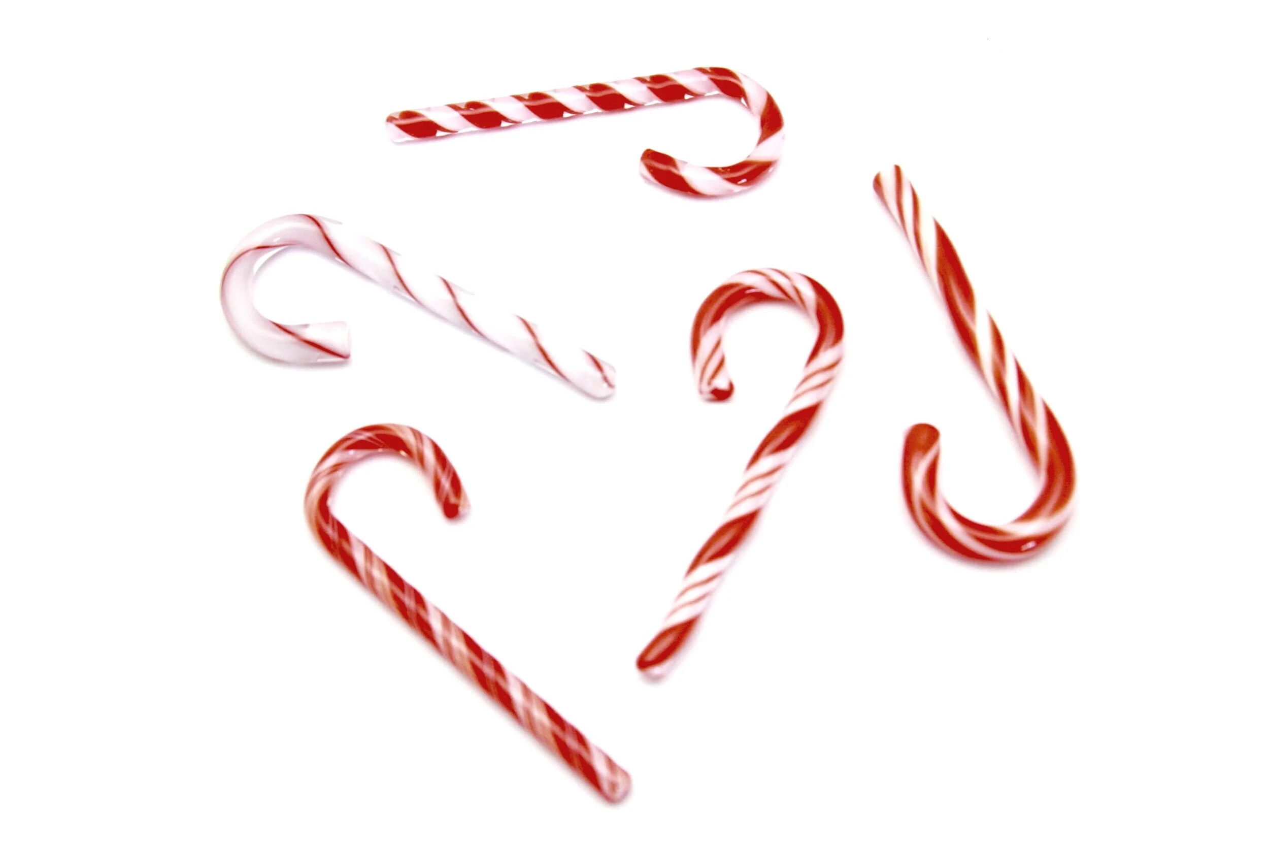Candy Canes | Red White Variety | Large | Pack of Five