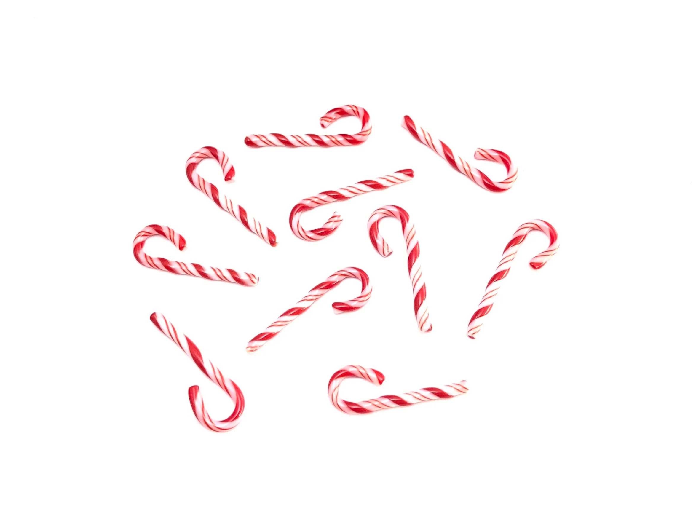 10 Medium Fusible Candy Canes | Classic