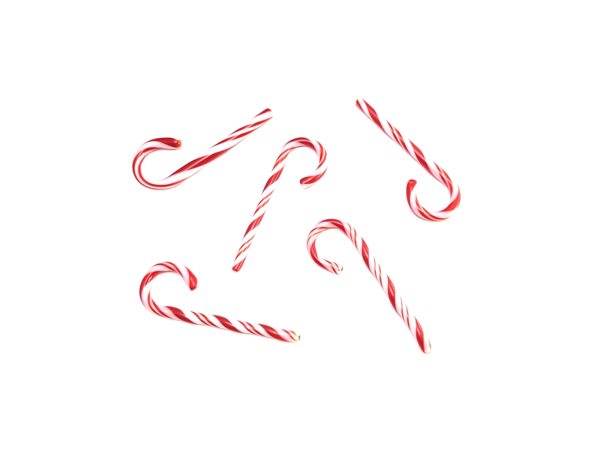 5 Large Fusible Candy Canes | Classic