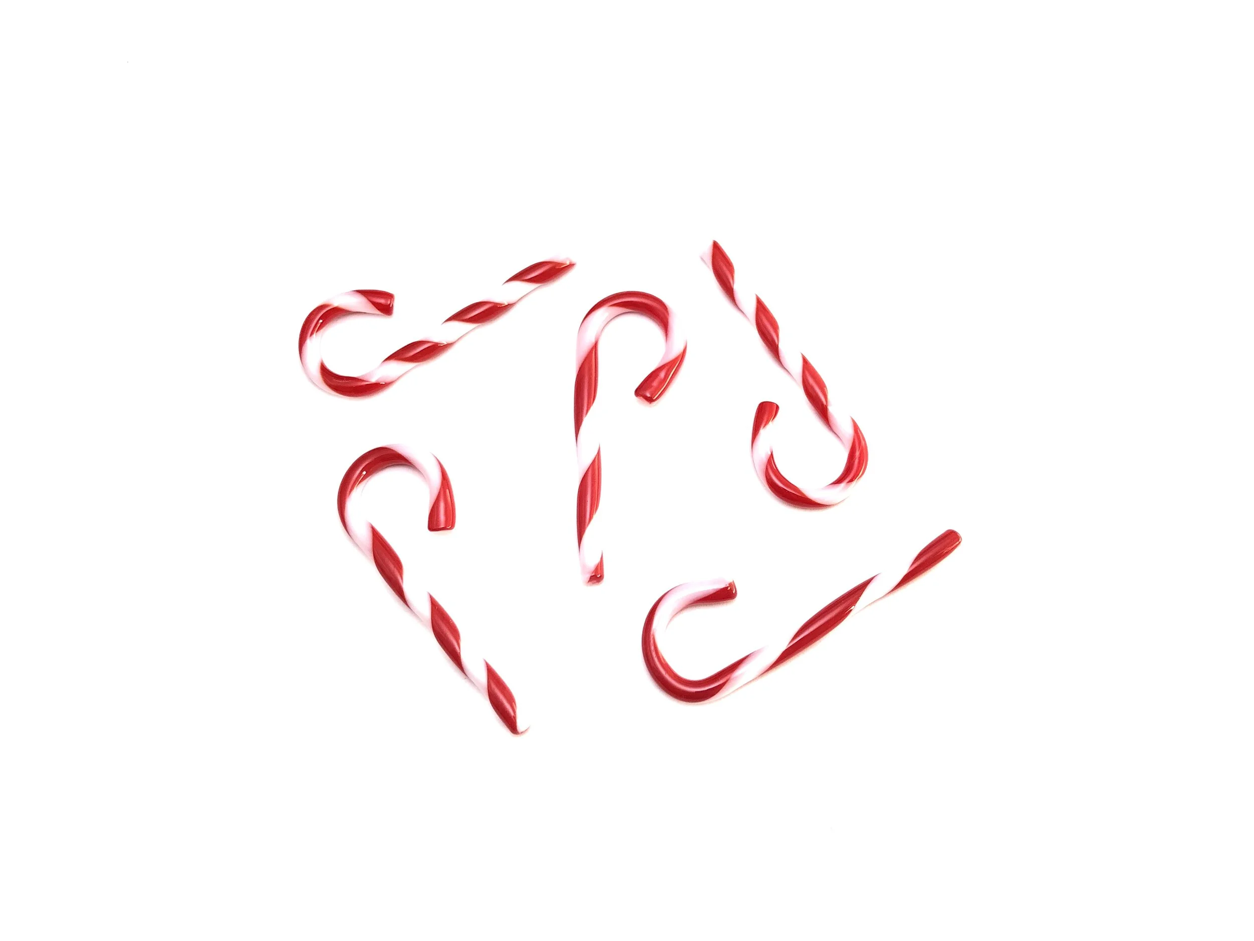 5 Large Fusible Candy Canes | Basic