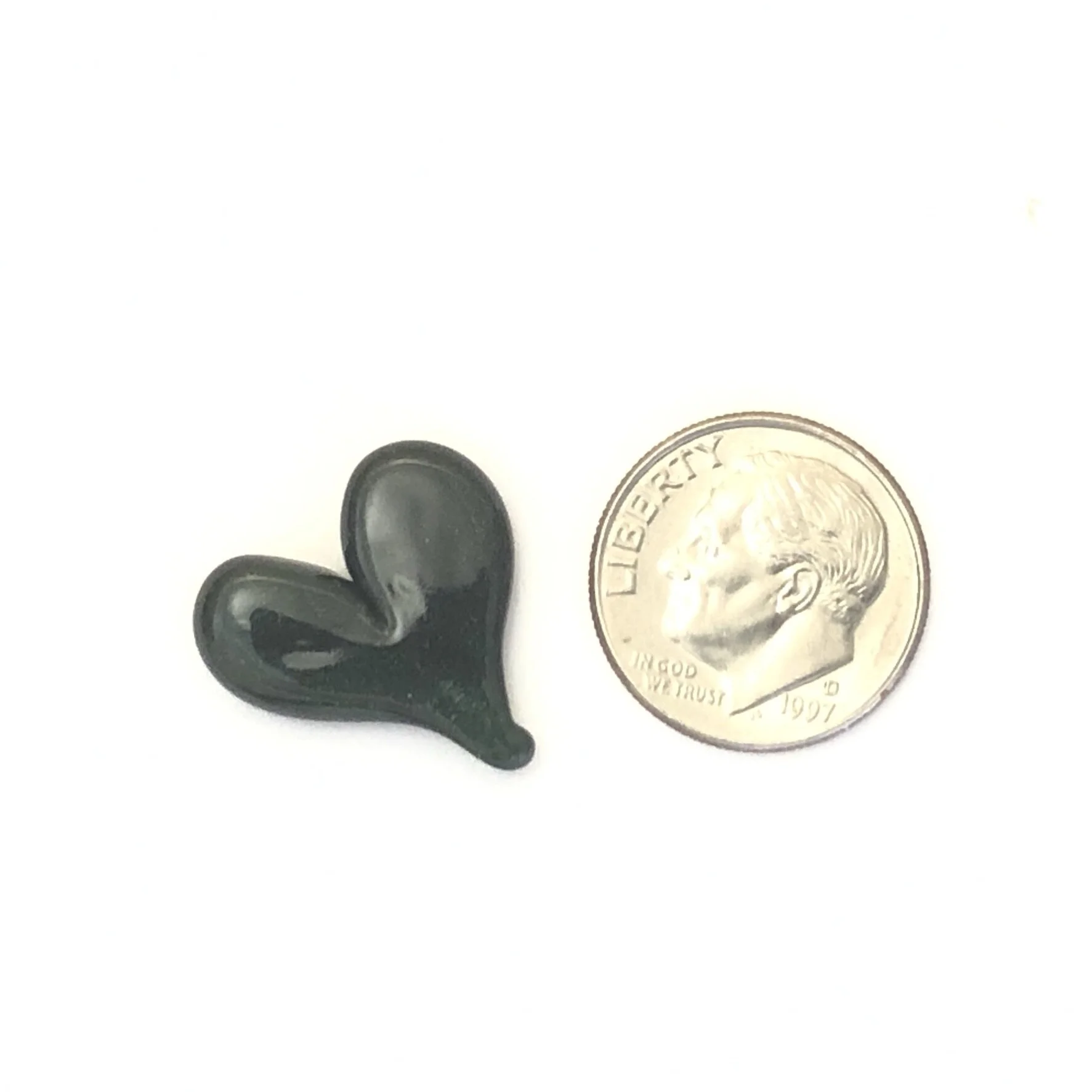 Aventurine Green Heart with Dime.JPEG
