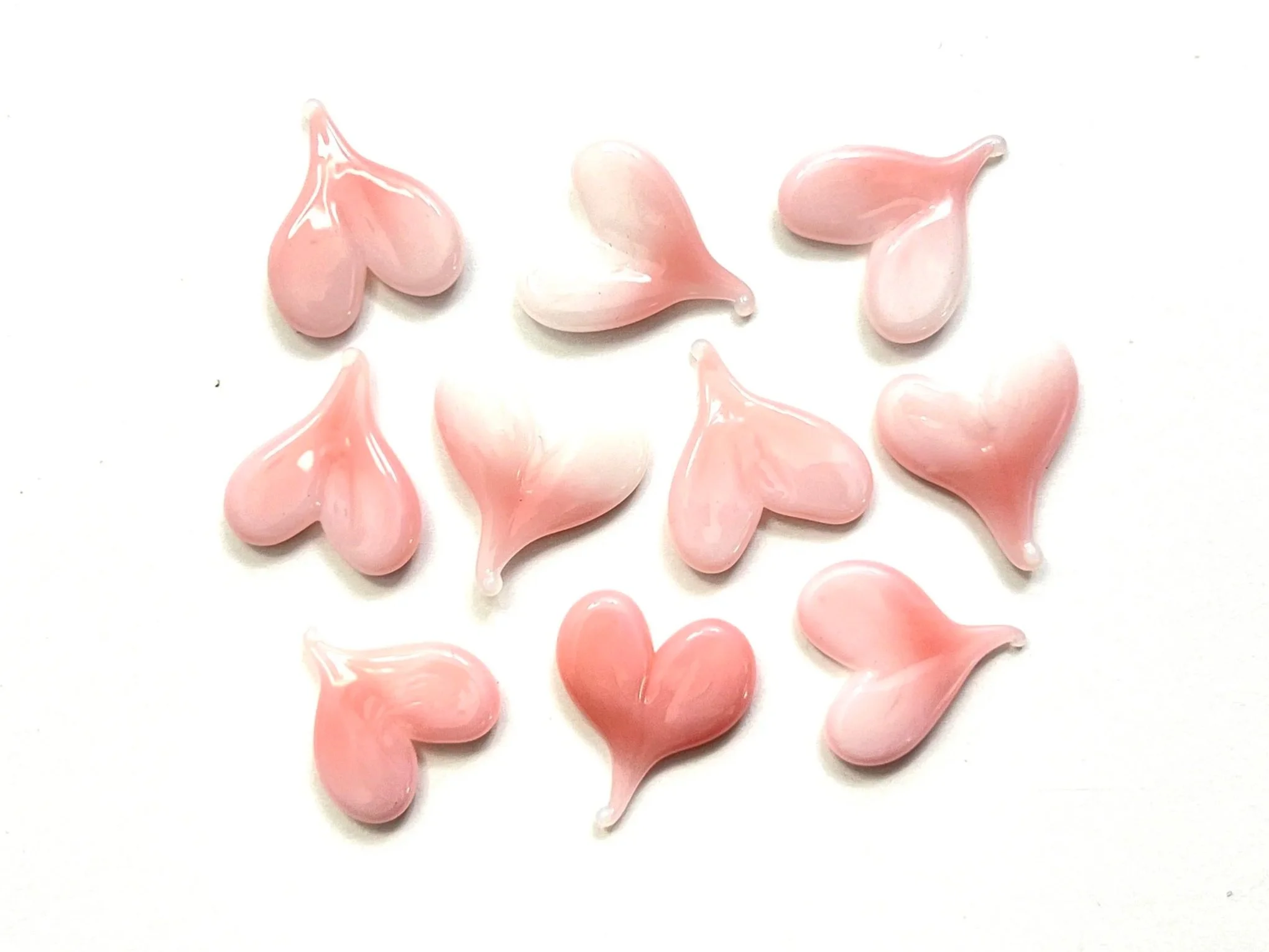 Peach Blush | COE 90 Bullseye Glass | Pack of 10