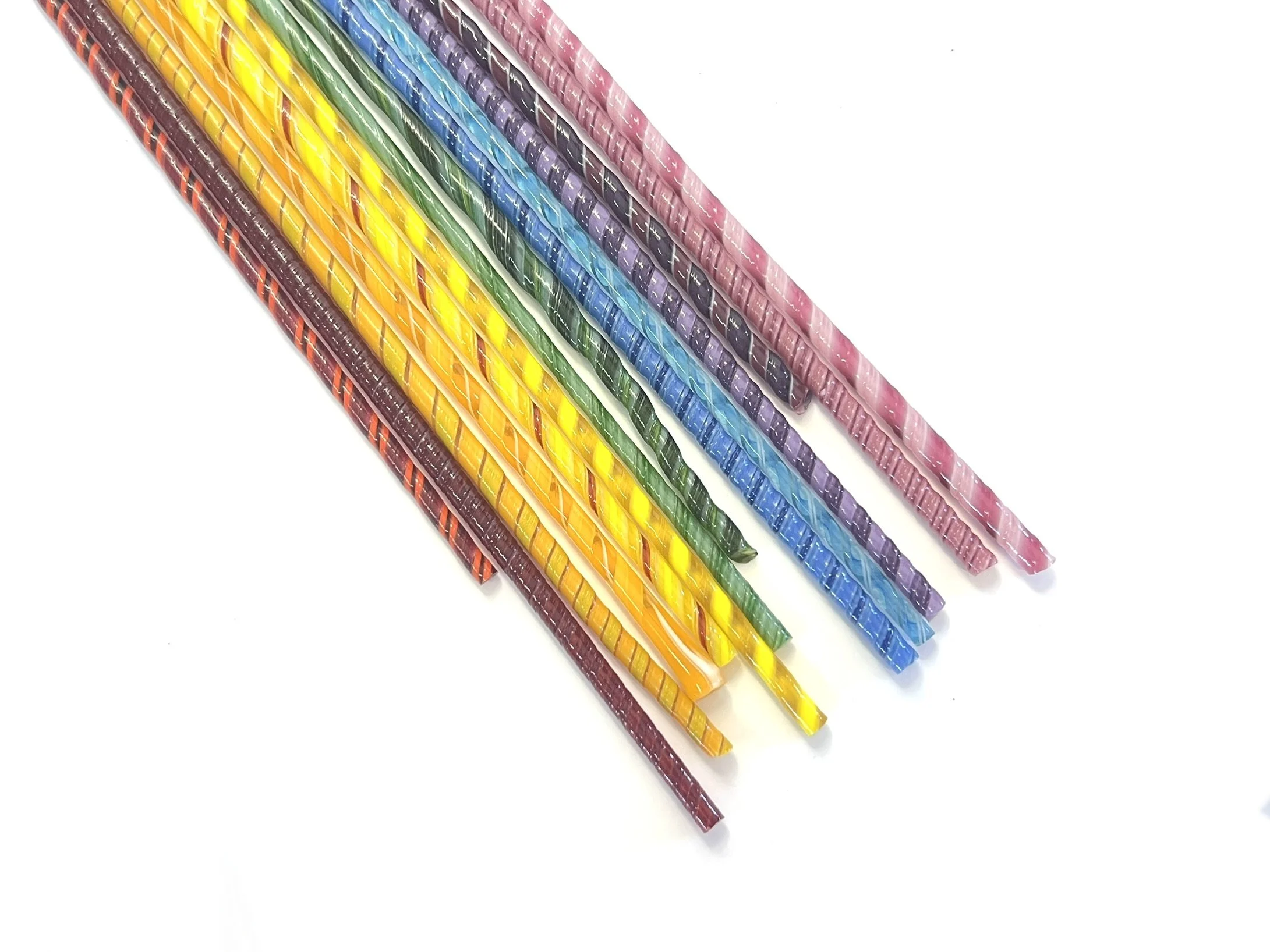 COE 90 Bullseye Glass Twisties - Studio Clearance