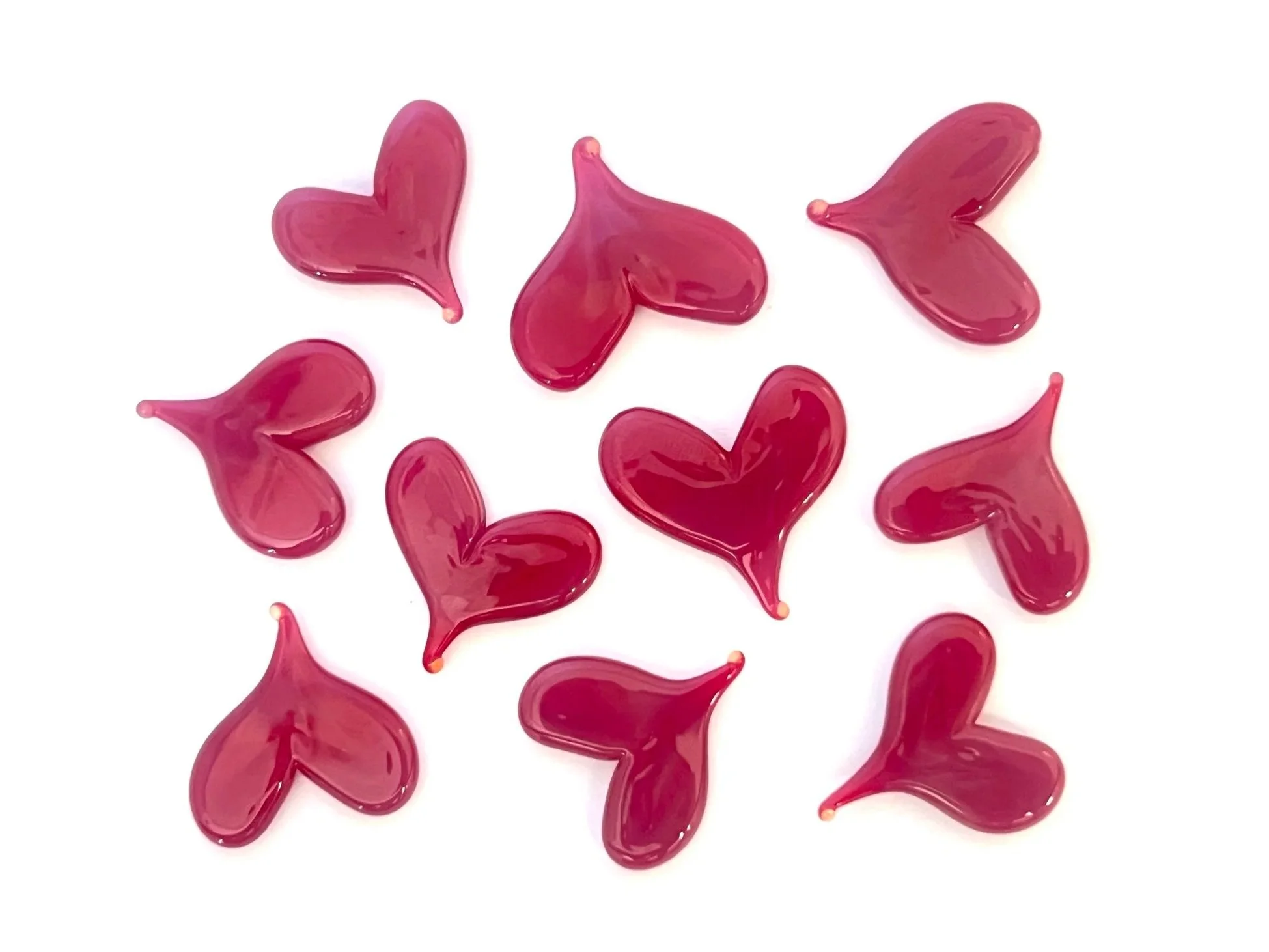 Opaque Red | COE 90 Bullseye Glass | Pack of 10
