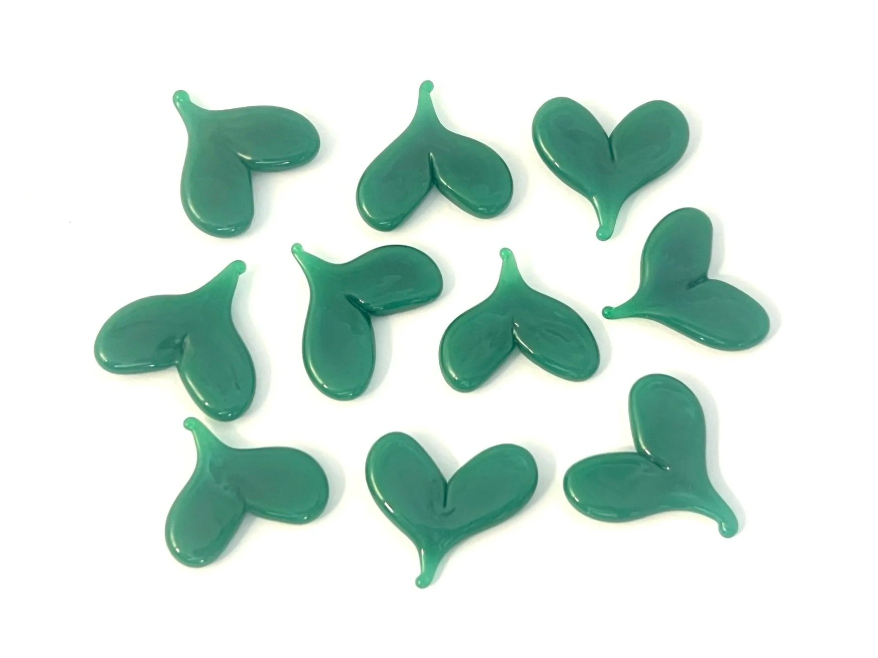 Jade Green | COE 90 Bullseye Glass | Pack of 10