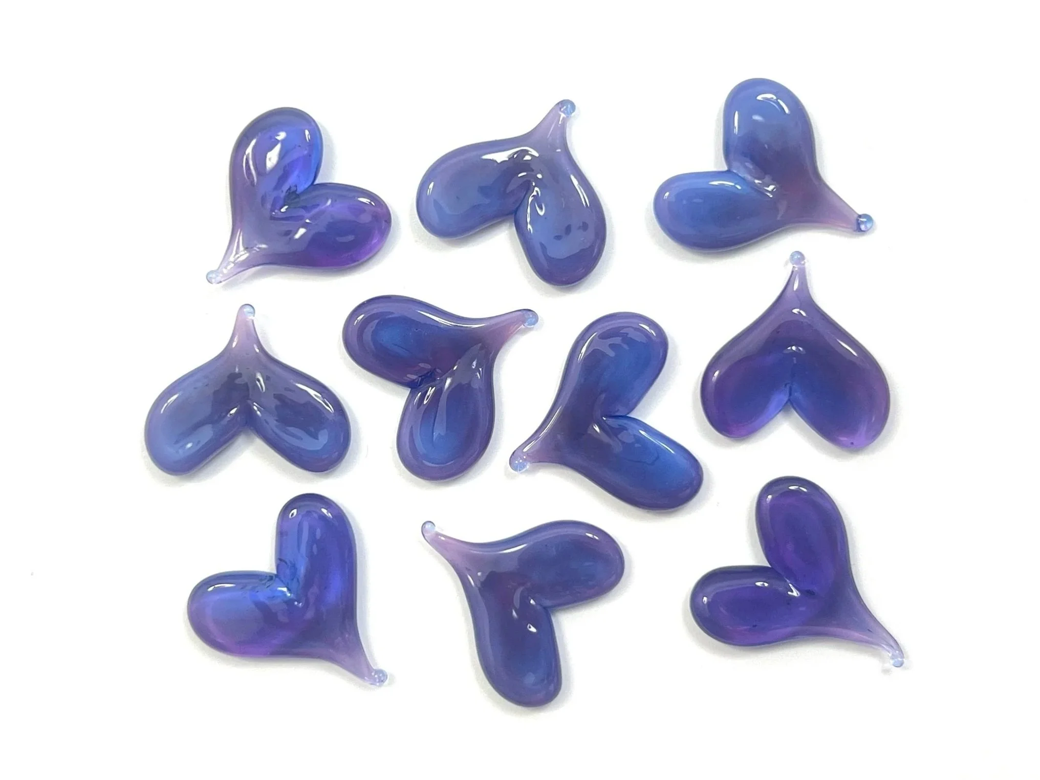 Gold Purple | COE 90 Bullseye Glass | Pack of 10