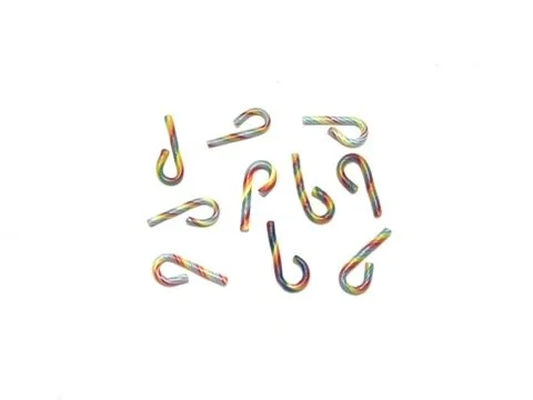 Fusible Candy Canes | Rainbow | Small | Variety