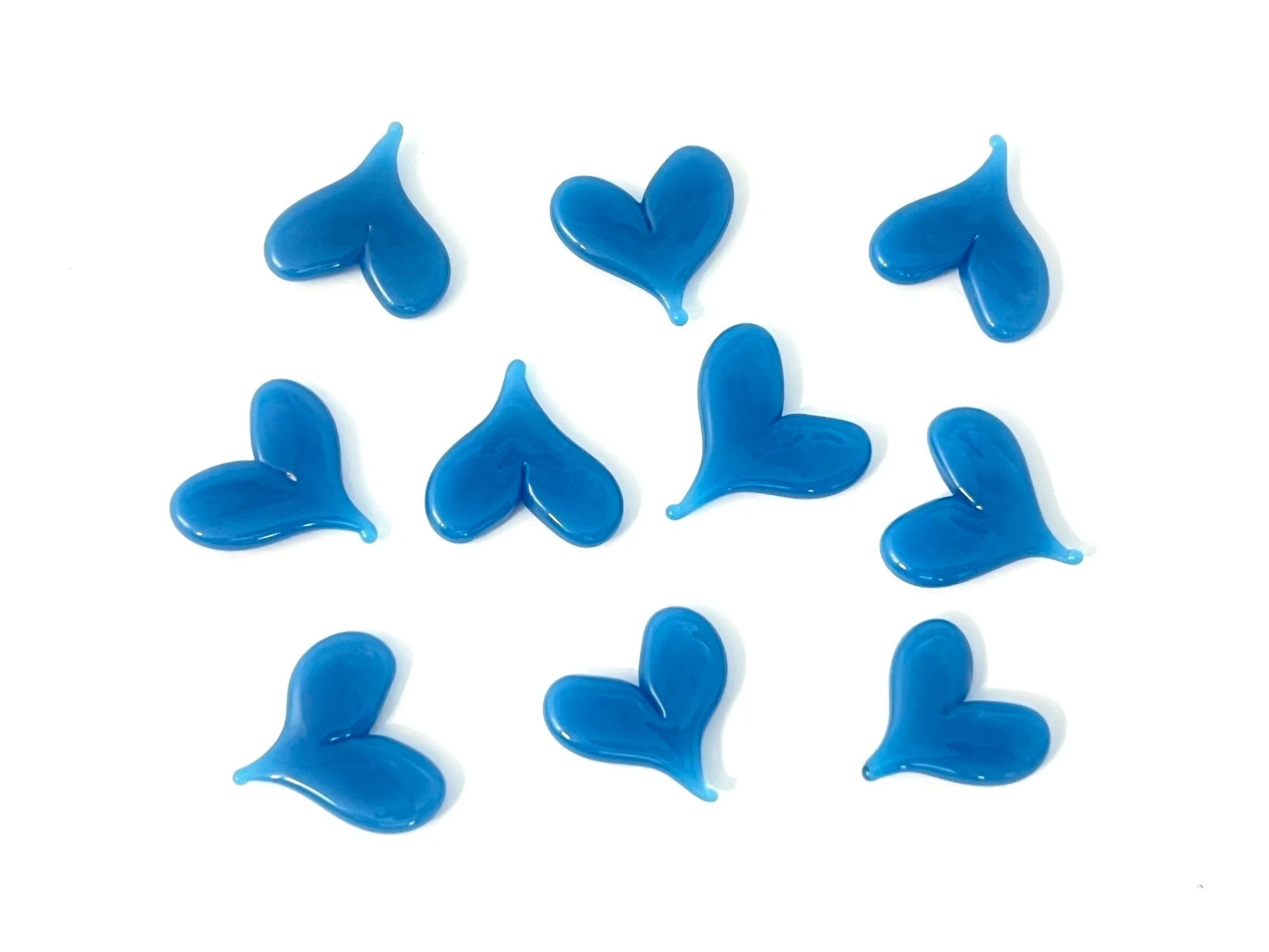 Egyptian Blue | COE 90 Bullseye Glass | Pack of 10