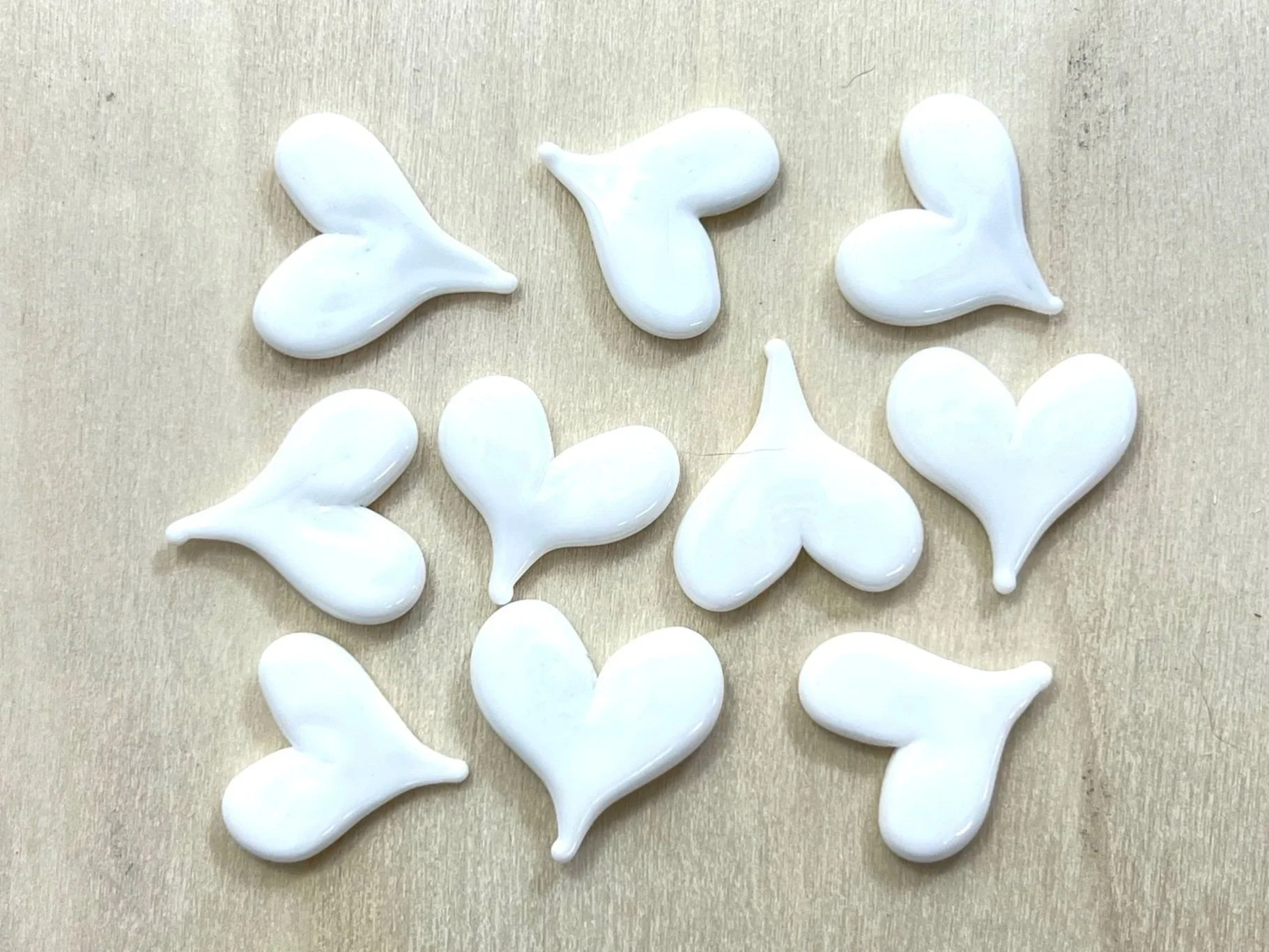 Opaque White | COE 90 Bullseye Glass | Pack of 10
