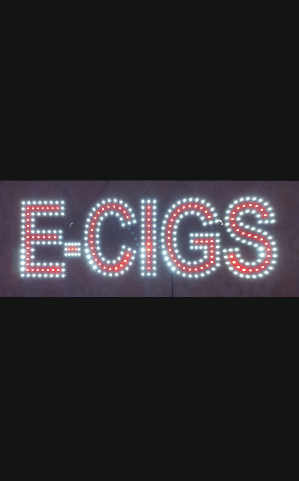 EPL LED BIS E-CIGS SIGN