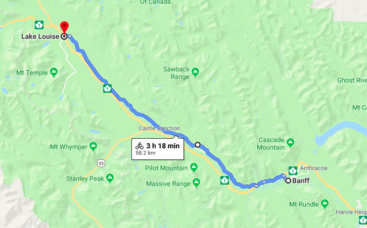 Map of full ride