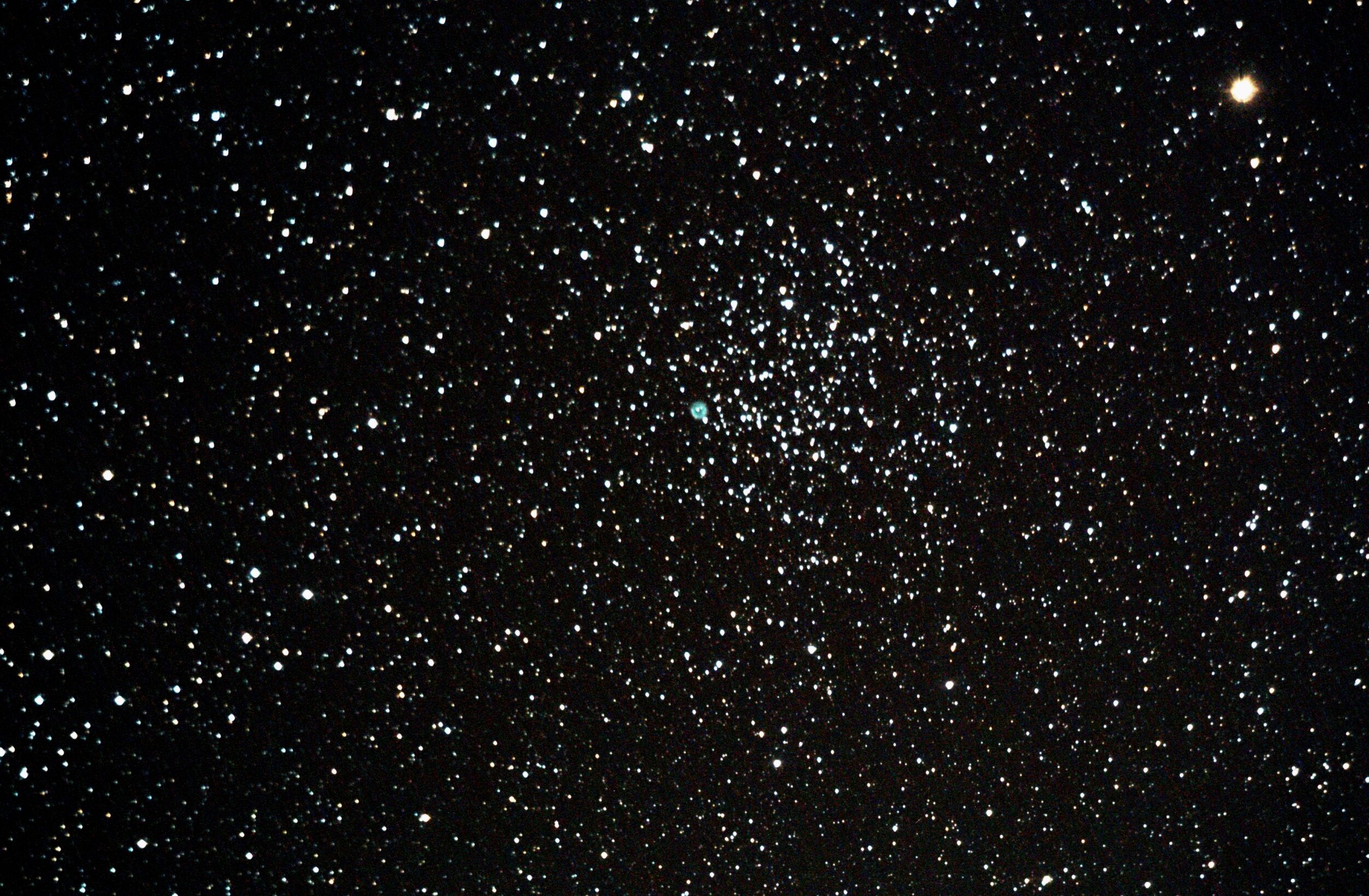 M46 Open Star Cluster with Planetary Nebula