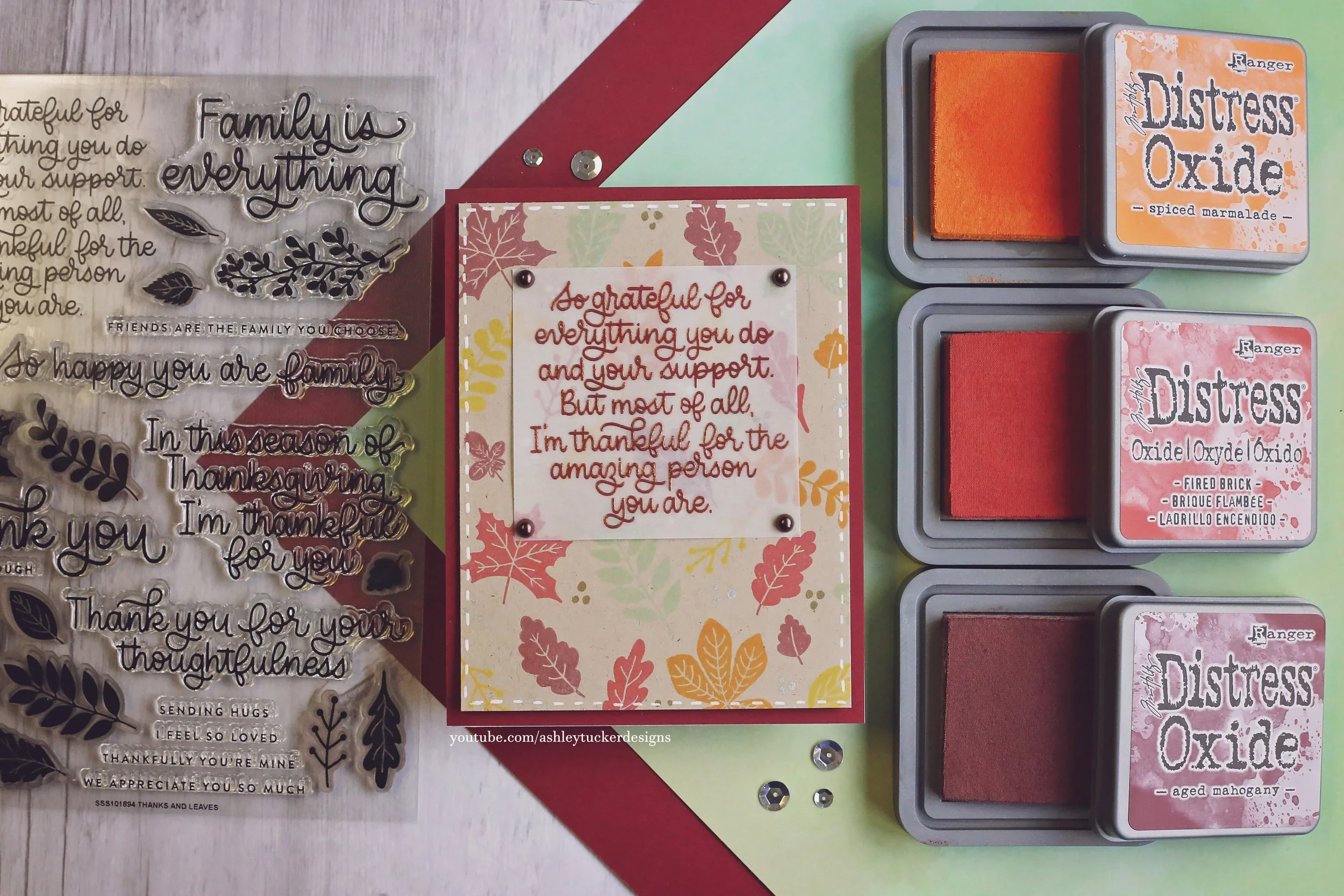Stamping with Distress Oxides - Simon's November Card Kit — Ashley Tucker