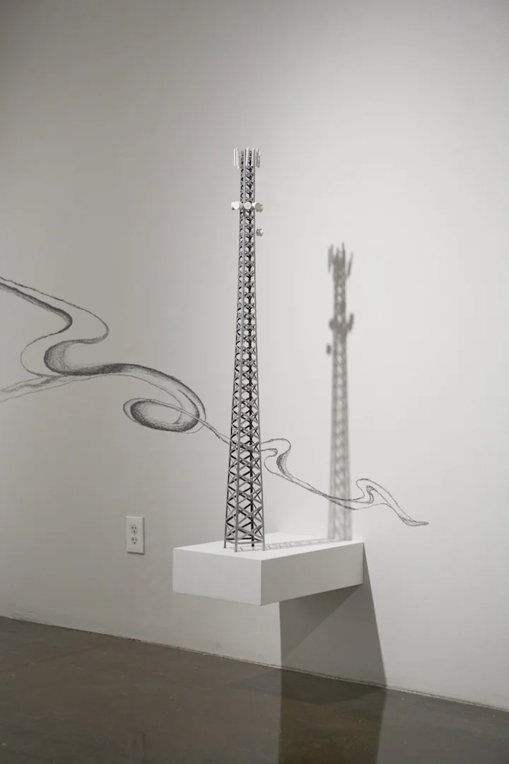 ILL Communication (Detail of smaller tower)