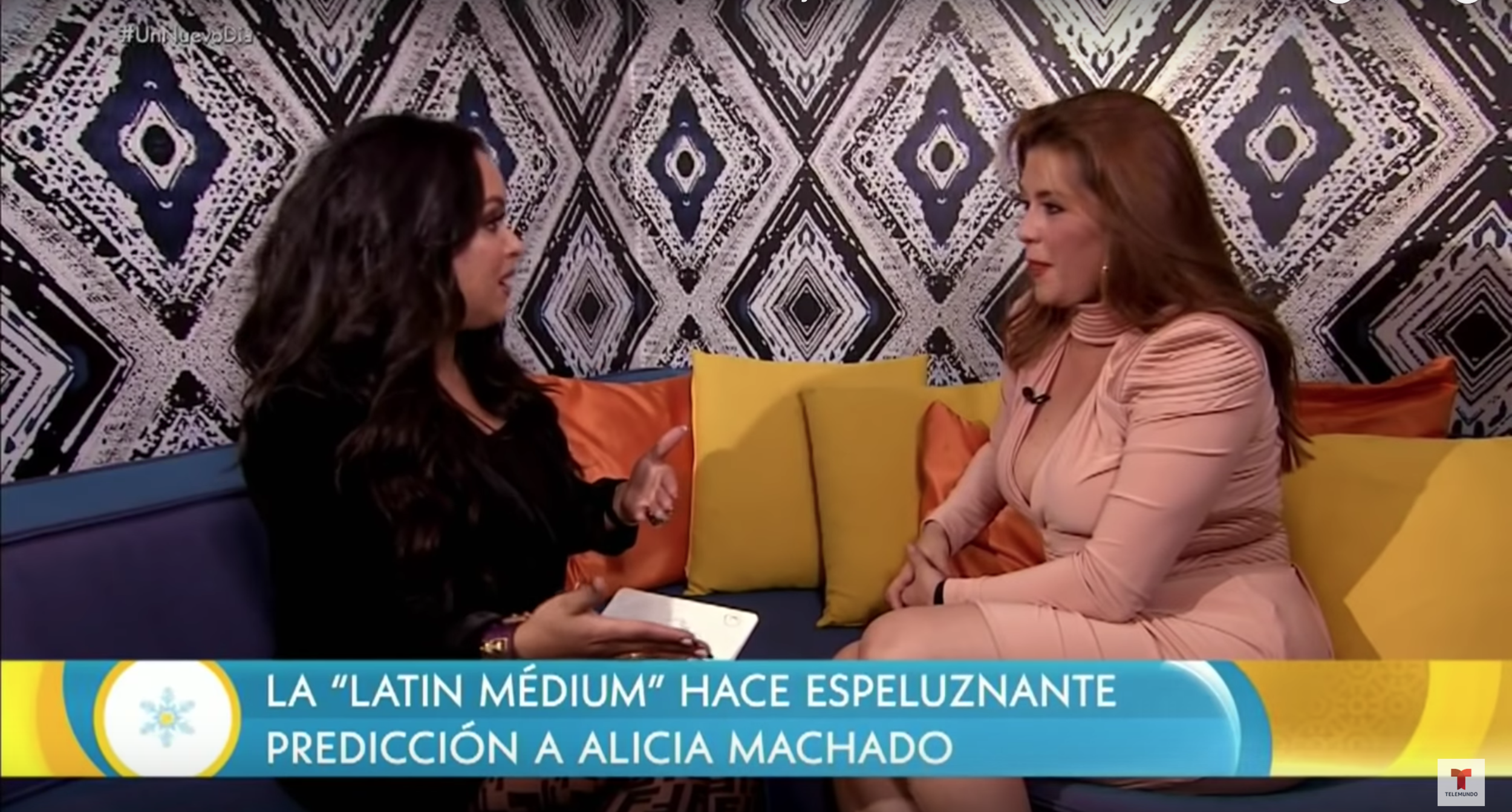 La médium latina habló con Alicia Machado sobre su hija | Un Nuevo Día | Telemundo