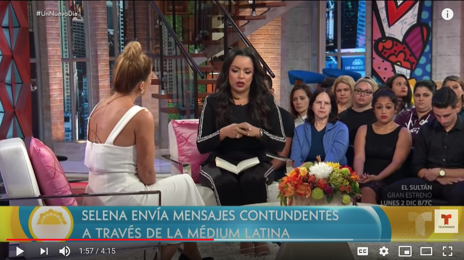 SELENA QUINTANILLA LE REVELA EL LADO OBSCURO SECRETO A LA MÉDIUM LATINA.