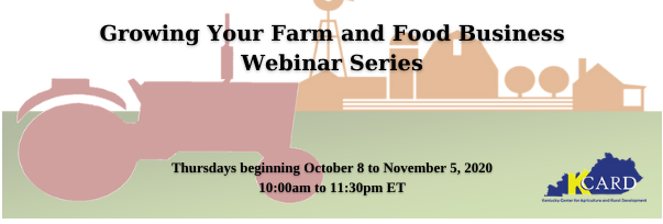 Growing Your Farm And Food Business Webinar: Funding Programs (State) 