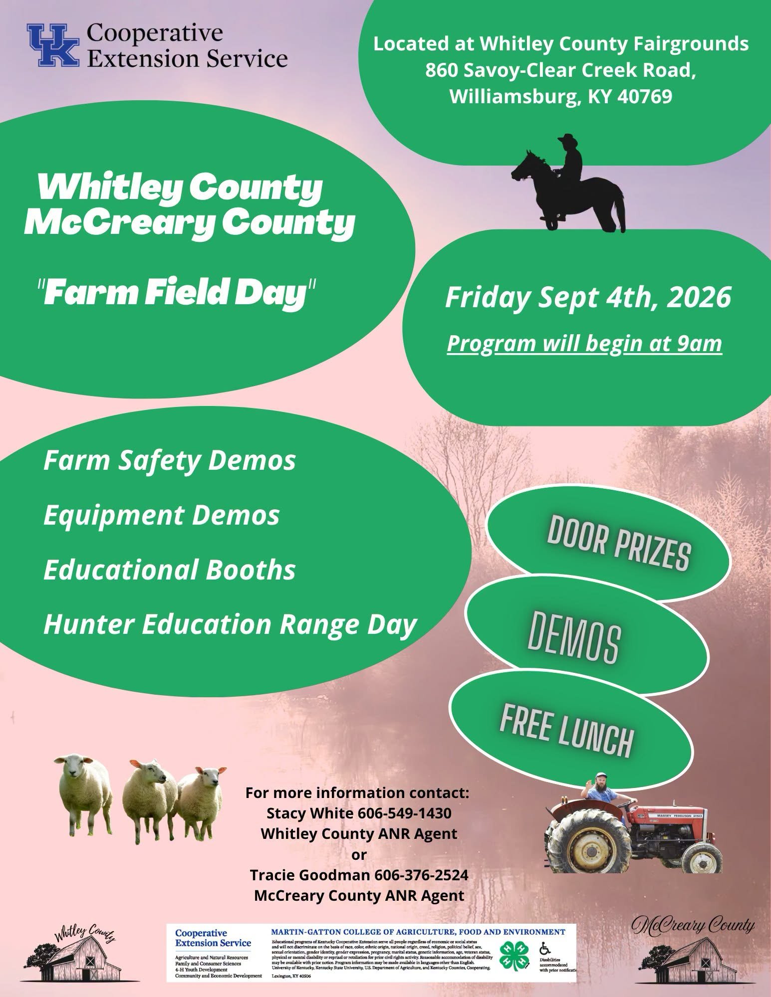 Whitley and McCreary County Farm Field Day
