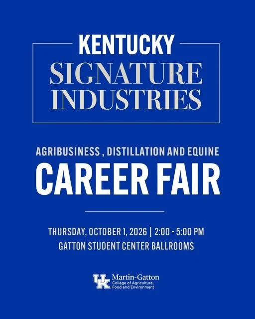Kentucky Signature Industries: Agribusiness, Distillation, and Equine Career Fair