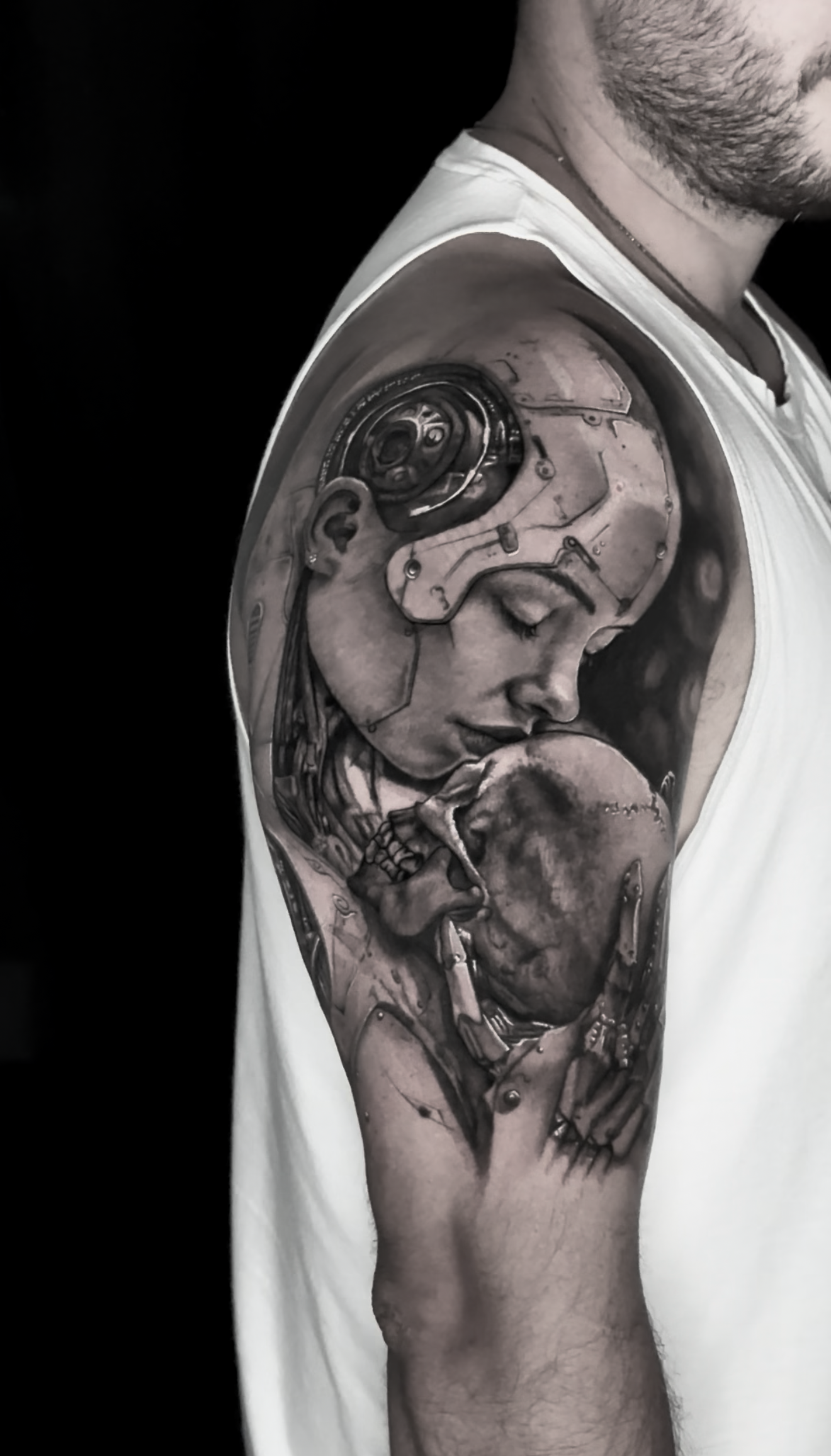 black-and-grey-cyborg-andoid-ai-realism-tattoo-portrait-skull.png