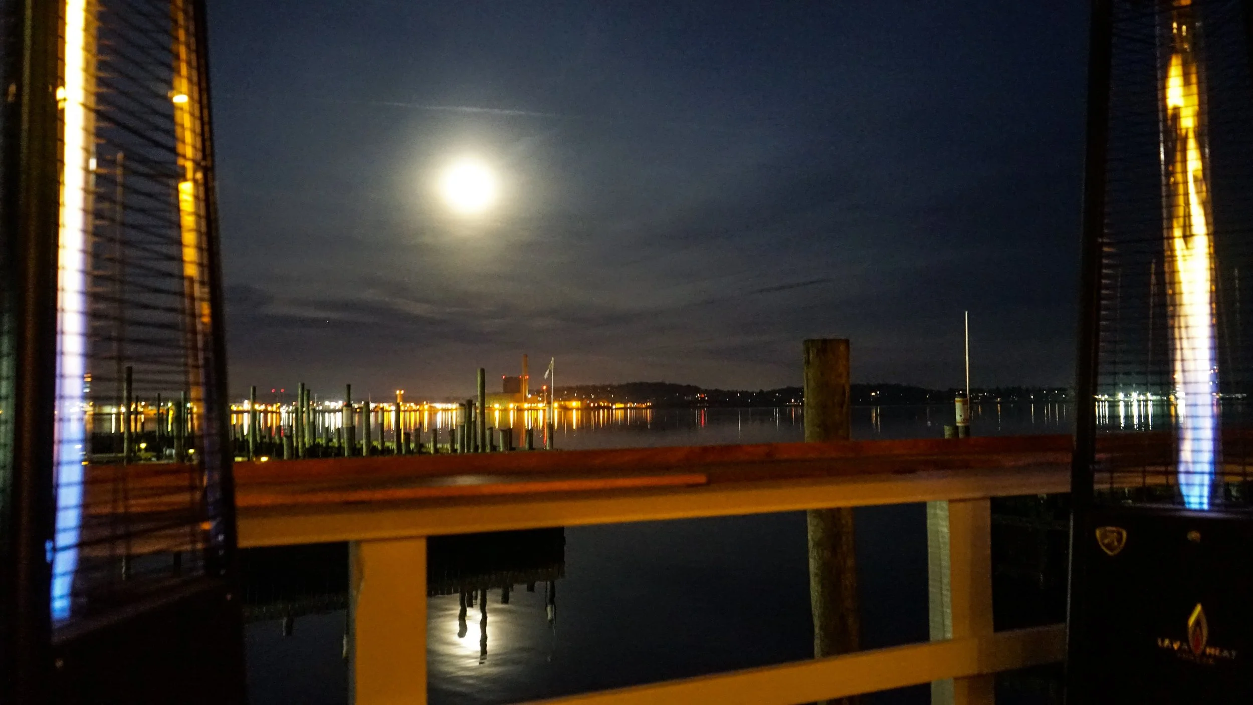 Banquette View East at Night