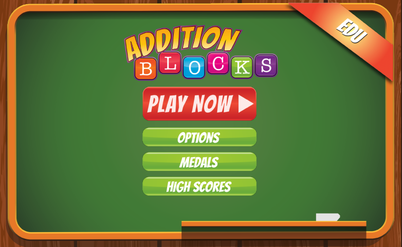 Addition Blocks Game
