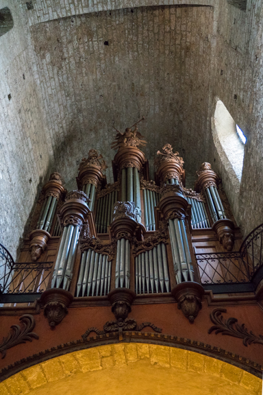 Church organ, village path, Saint-Guilhem-le-Désert