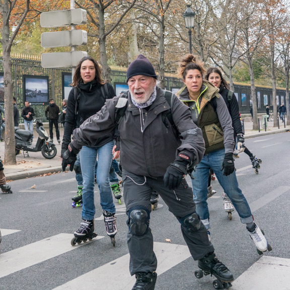 Roller skate-in, Paris