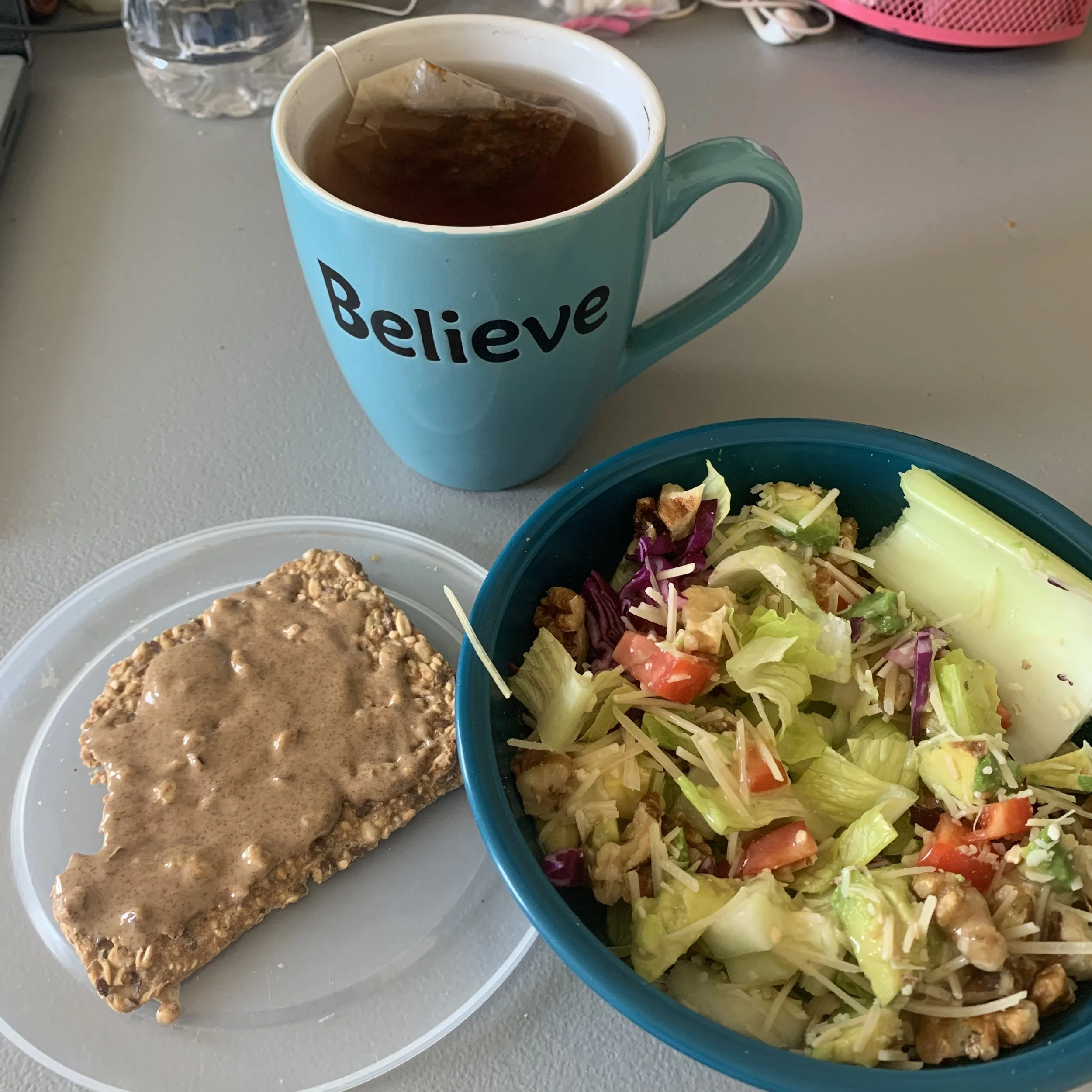 Almond butter and salad.jpg