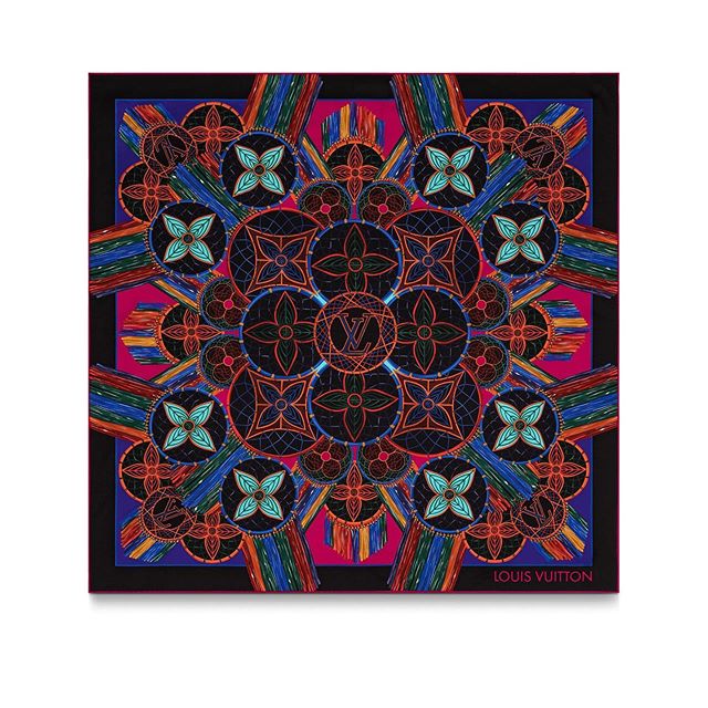 Dreamcatcher pocket square from Louis Vuitton &quot;Traditional Amerindian dream catchers provide the inspiration for the pop-style graphic, which is screen-printed onto 100% silk.&rdquo; One can think of no further, tragic distance a symbol might tr