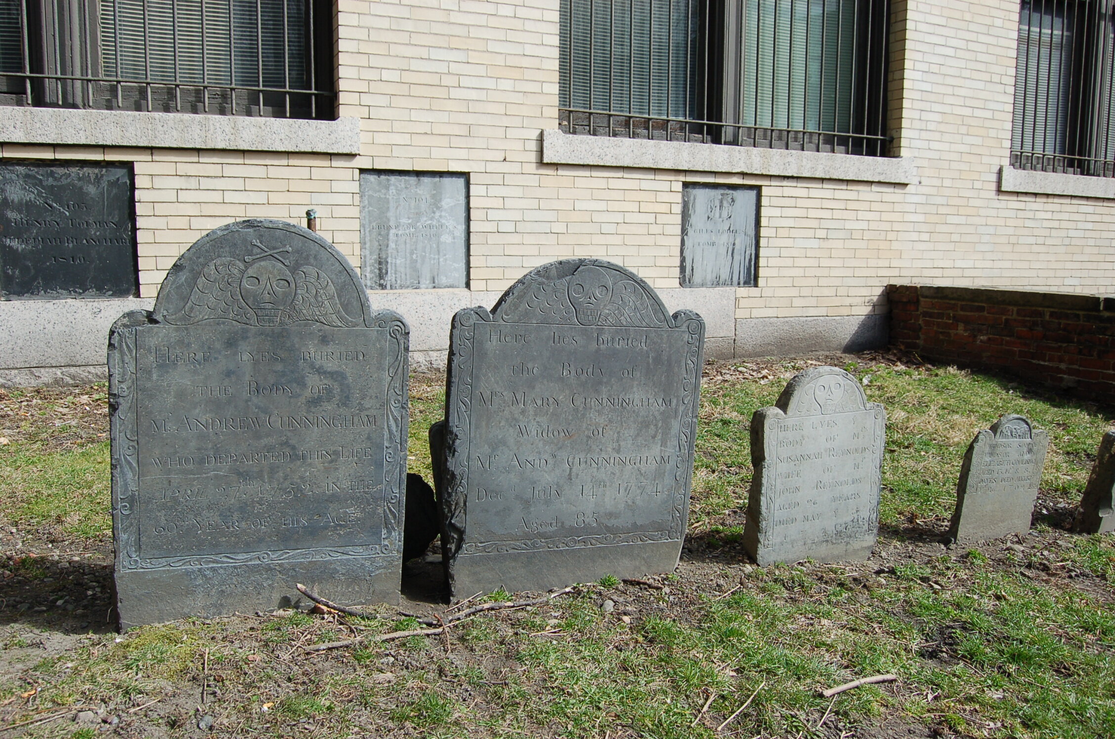 Boston Grave Stones by Carrie Crocker