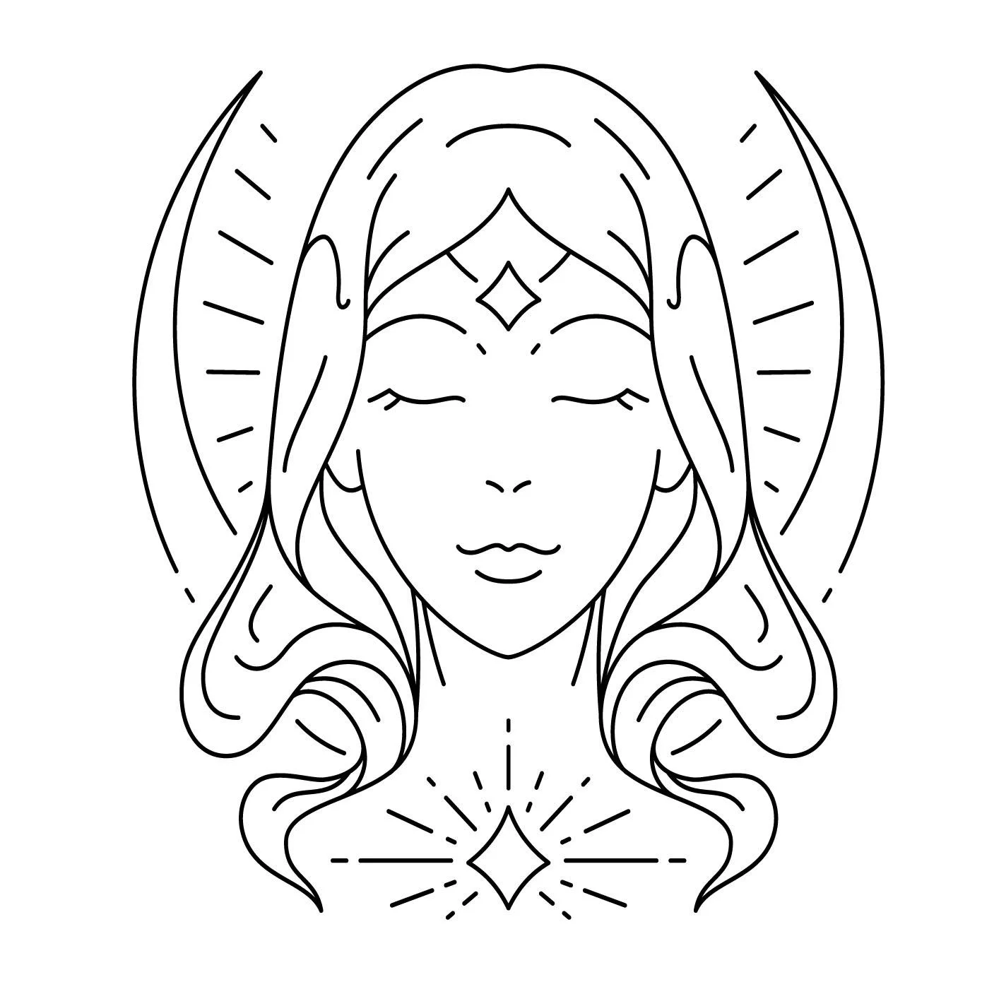 Virgo Rising Metal |Carrie Crocker ART