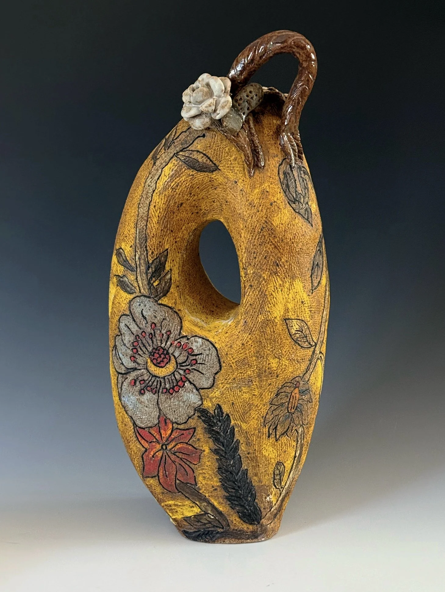 JanetBurner-YellowFlower Sculpture 2025.JPG