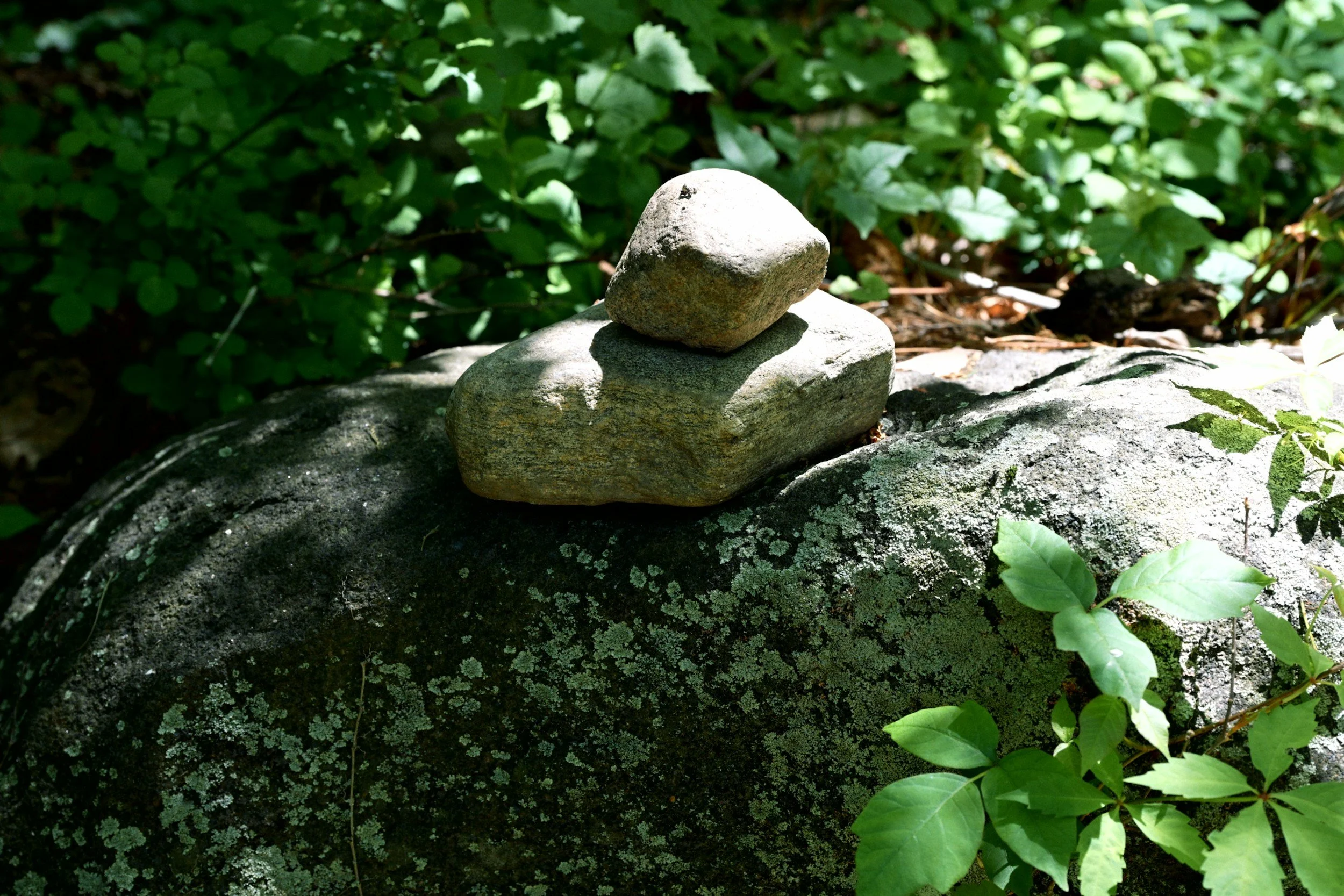 Stacked stones representing meditation to support heart rate variability