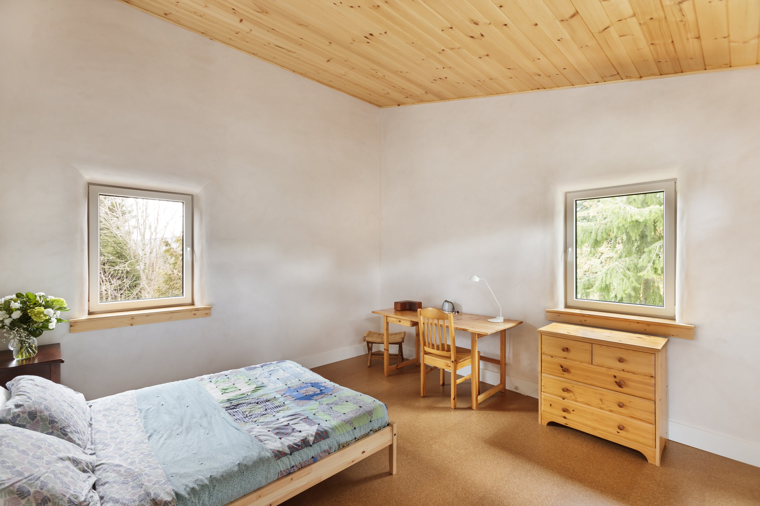 An upstairs suite could be used for a caregiver at some point.