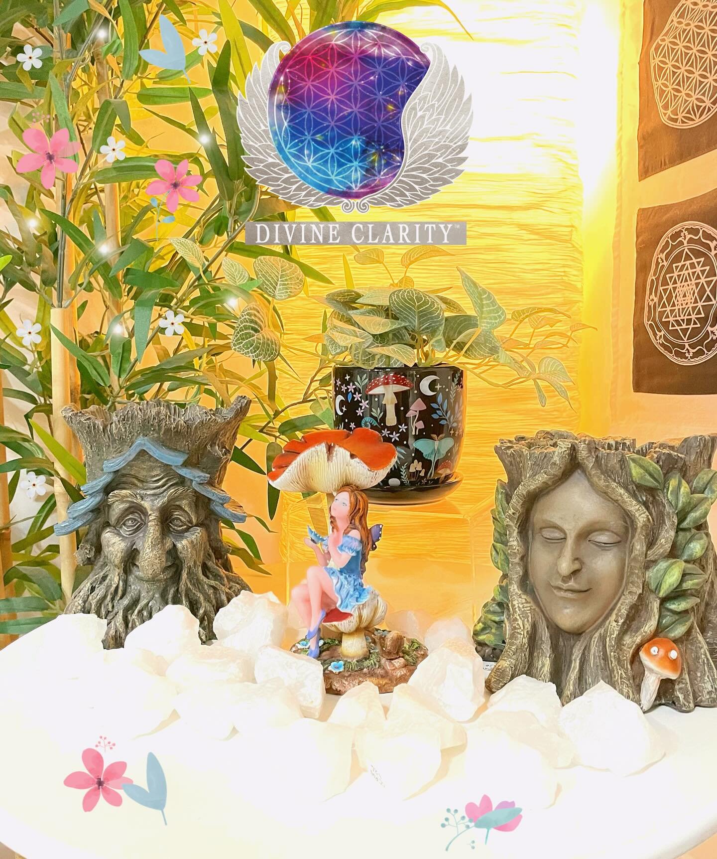 Are you looking for some amazing unique items for your Garden 🌺 

Come and see all the beautiful pots, flags, and Fairy Garden items we have in the shoppe for you 🧚&zwj;♀️ 

🧚 We&rsquo;re open 9am - 8pm today! Come stop by our shop at 2071 Portage