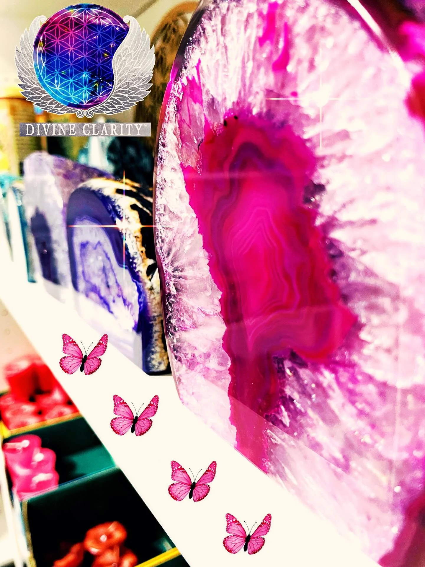 🔮 We&rsquo;re open 9am - 7pmtoday! Come stop by our shop at 2071 Portage Avenue and check out all our new magical goodies we have to offer! 🔮

✨We also have an online shop: www.divineclarity.com 
Open 24/7, where you can check out everything we hav