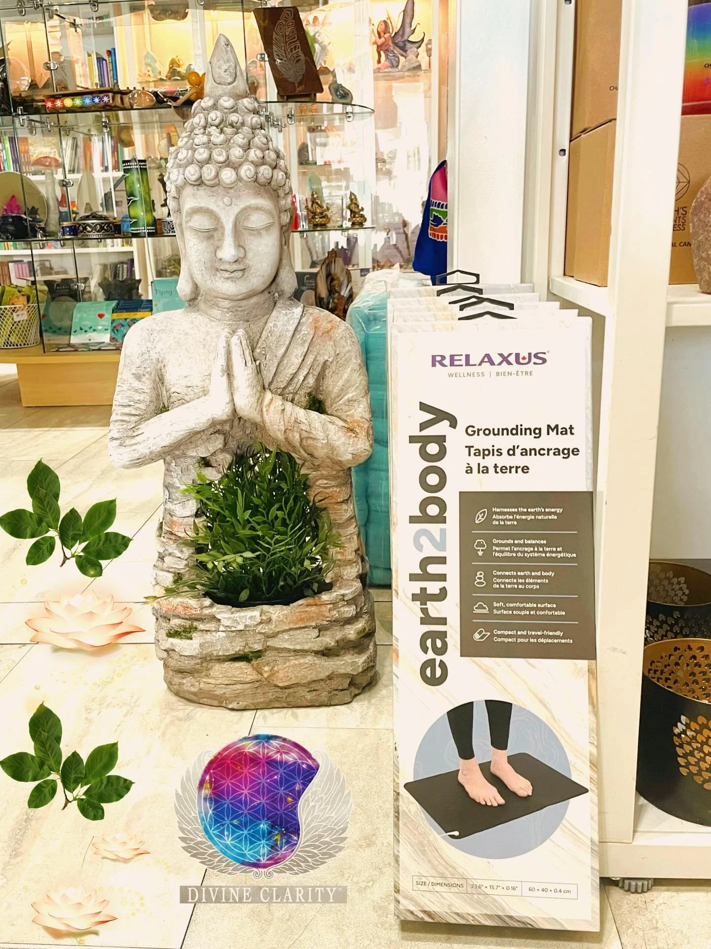 New Grounding Mats in the store! ✨

Grounding Mats have so many benefits to them. 
Harnessing the Earths Energy
Grounds and Balances
Connects Earth &amp; Body
Soft Comfortable surface 
Compact and travel-friendly 

Come visit us today and get yours w