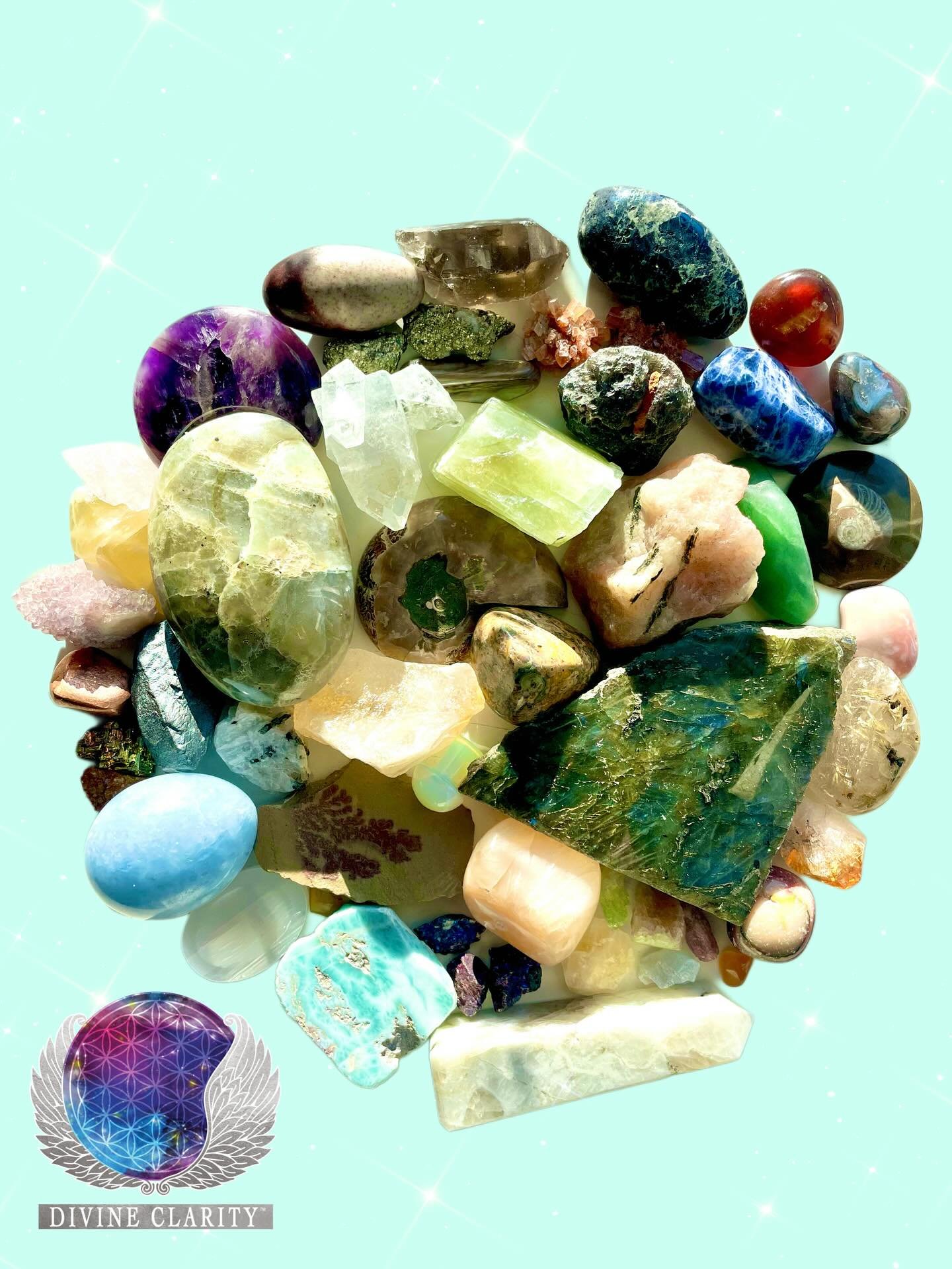 Come check out all of the cool natural crystals we have in stock today from 9AM-5PM!!

✨Get them 25% off this weekend until the 17th✨

Shop the sale online too at https://divineclarity.shop

#divineclarity #metaphysicalshop #crystalshop #shoplocal #w