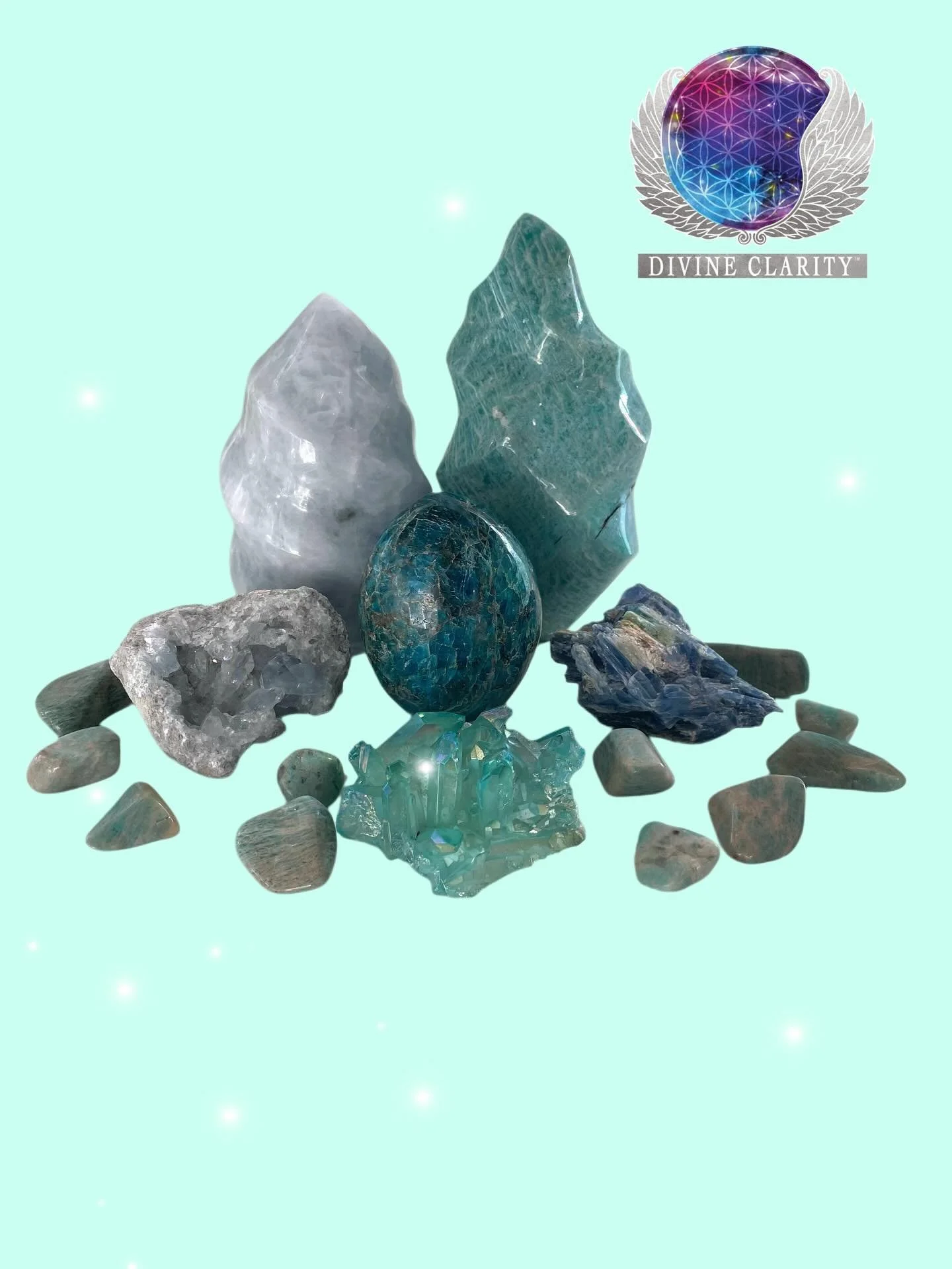 Our Crystal sale ends tomorrow! Come in today to receive 25% off tumbled stones, towers, and specimens ✨🩵💫

🔮 We&rsquo;re open 10am - 5pm today! Come stop by our shop at 2071 Portage Avenue and check out all our new magical goodies we have to offe